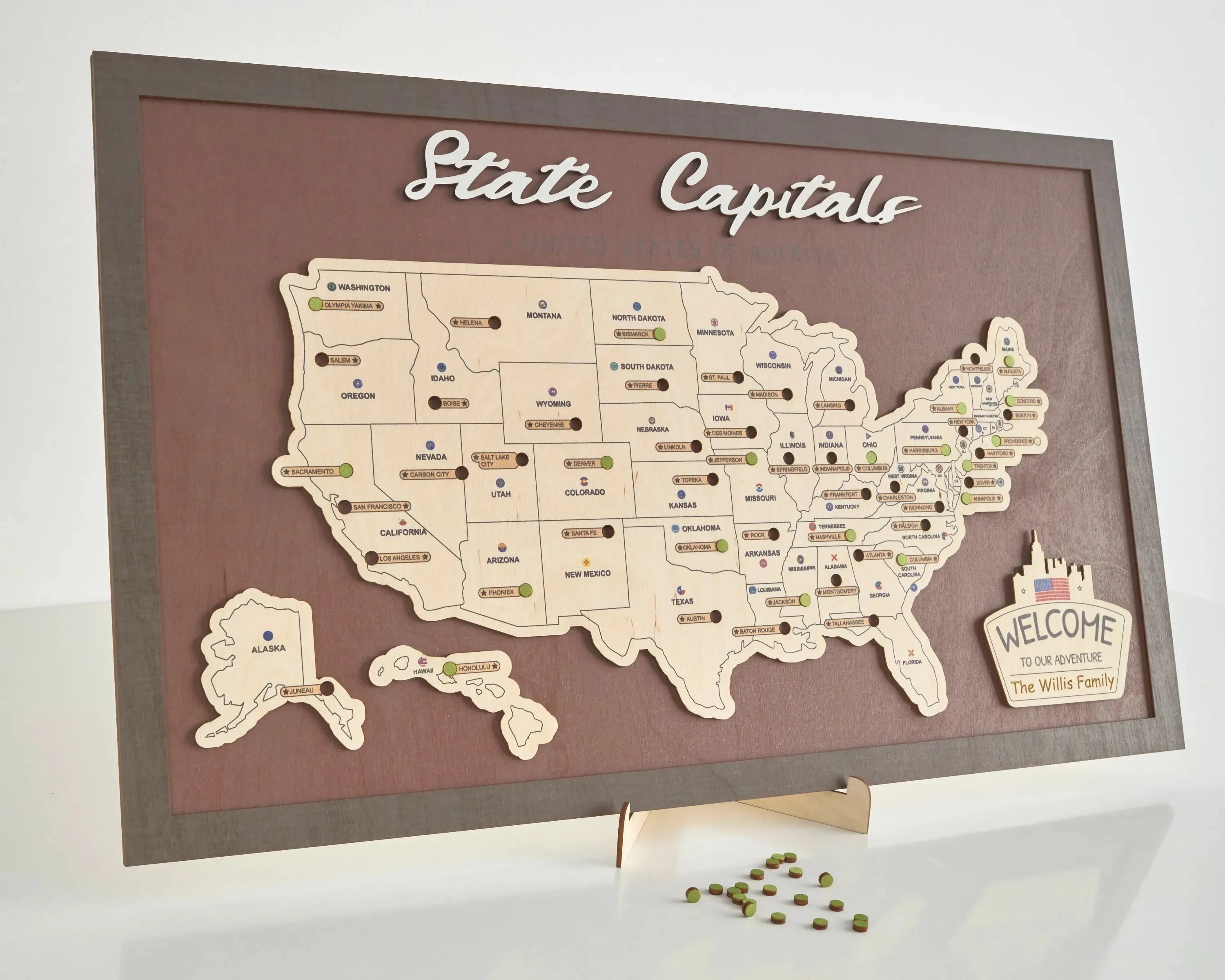 How a Wall Map Can Improve Memory & Context