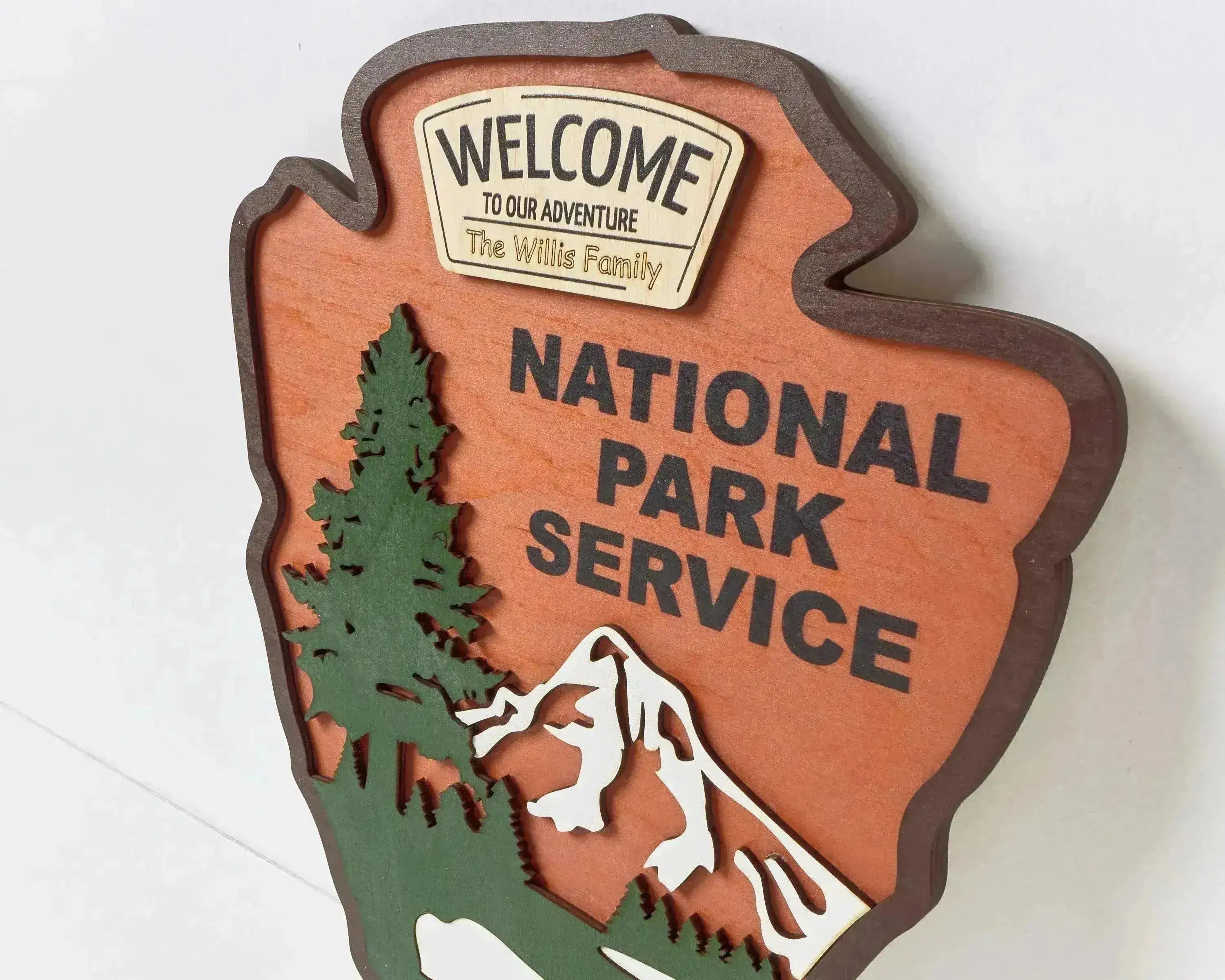 National Park Service LOGO Sign - Welcome EMBLEM (Bison Design)