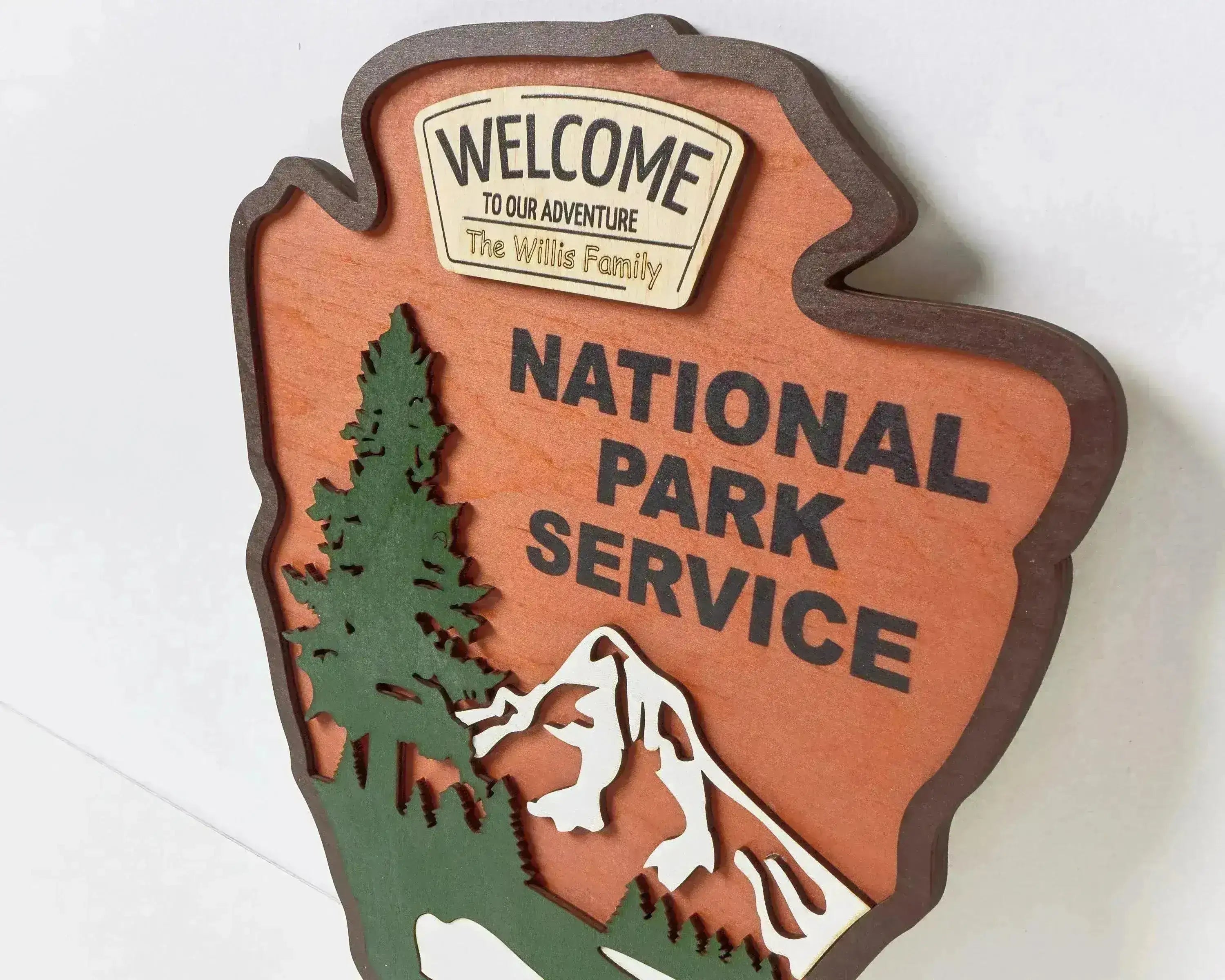 National Park Service LOGO Sign - Welcome EMBLEM (Bison Design)