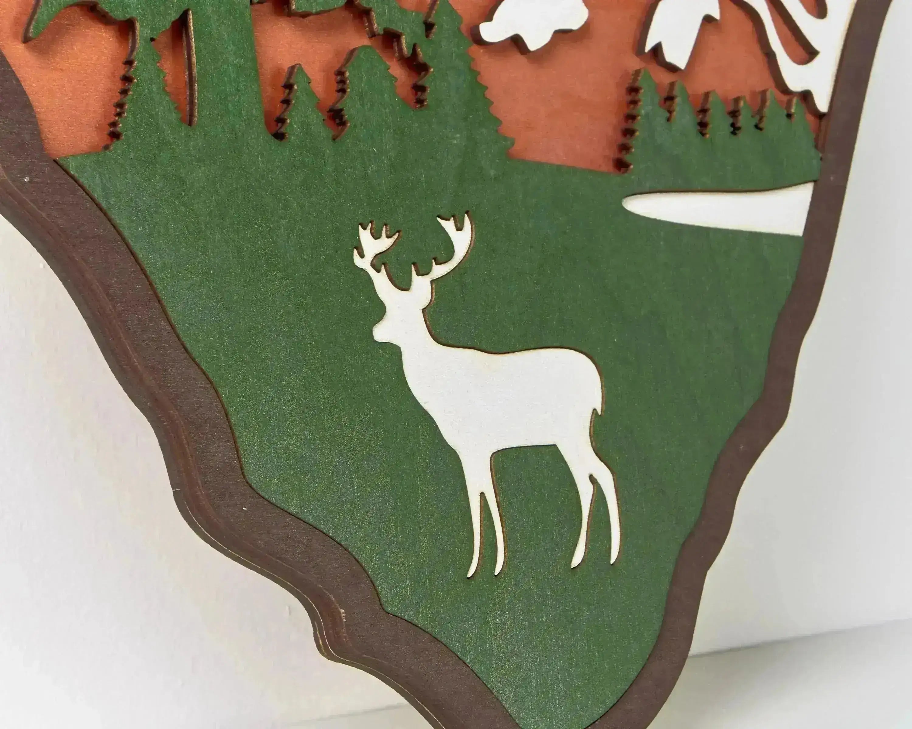 National Park Service LOGO Sign - Welcome EMBLEM (Deer Design)