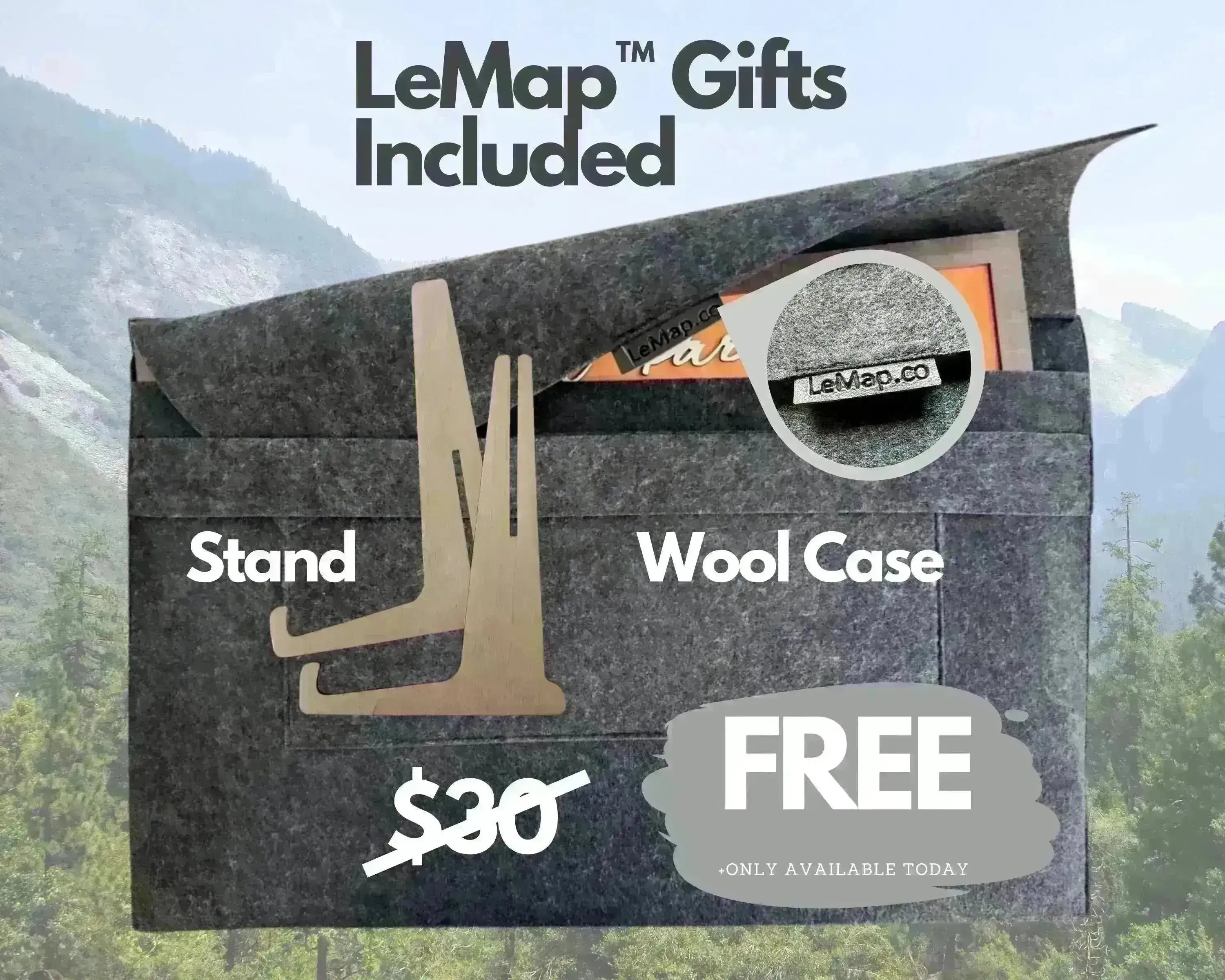 US Wooden New York State Parks Map With Trees To Record Park Visits (Coffee)