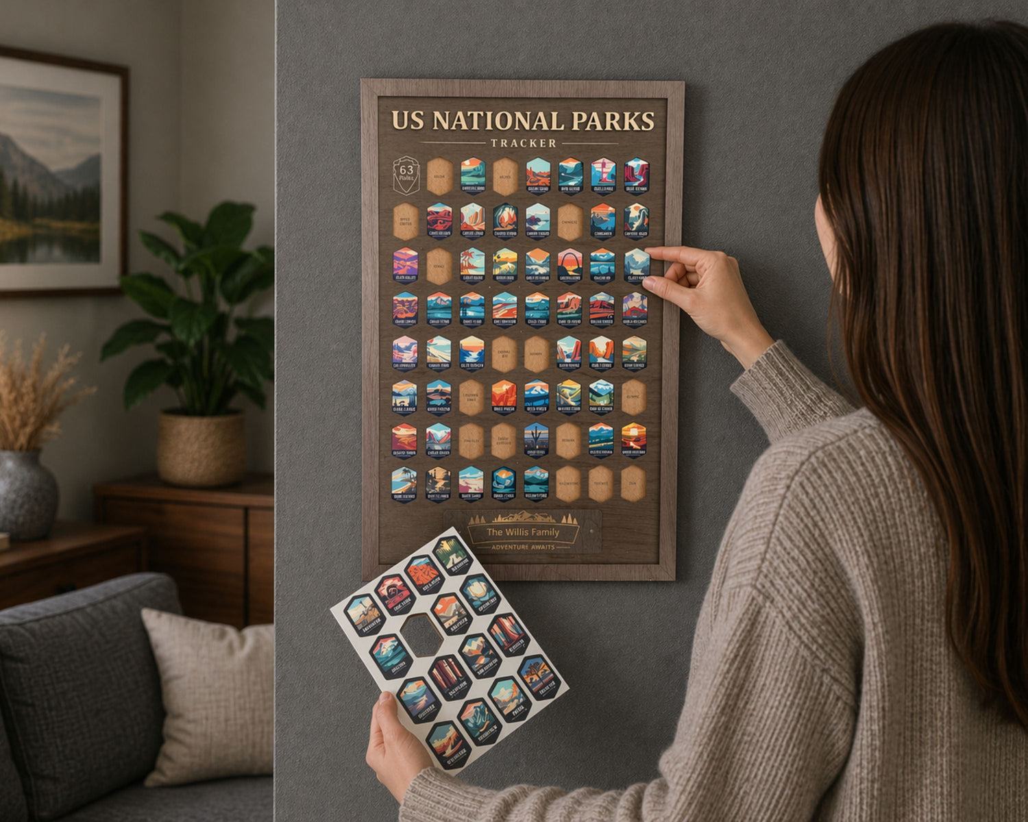 Personalized National Park Map Gifts