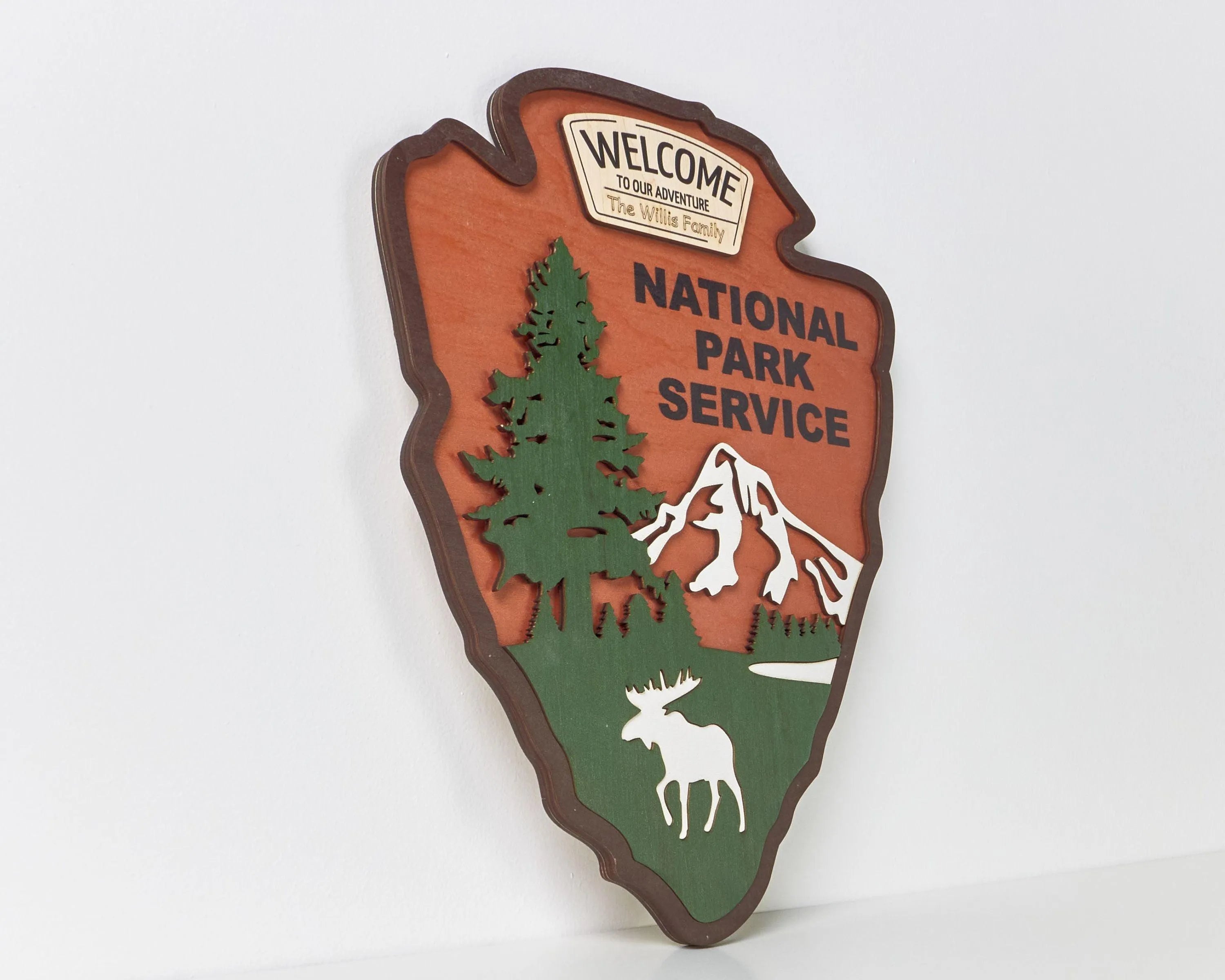 National Park Service LOGO - Welcome EMBLEM (Moose Design)