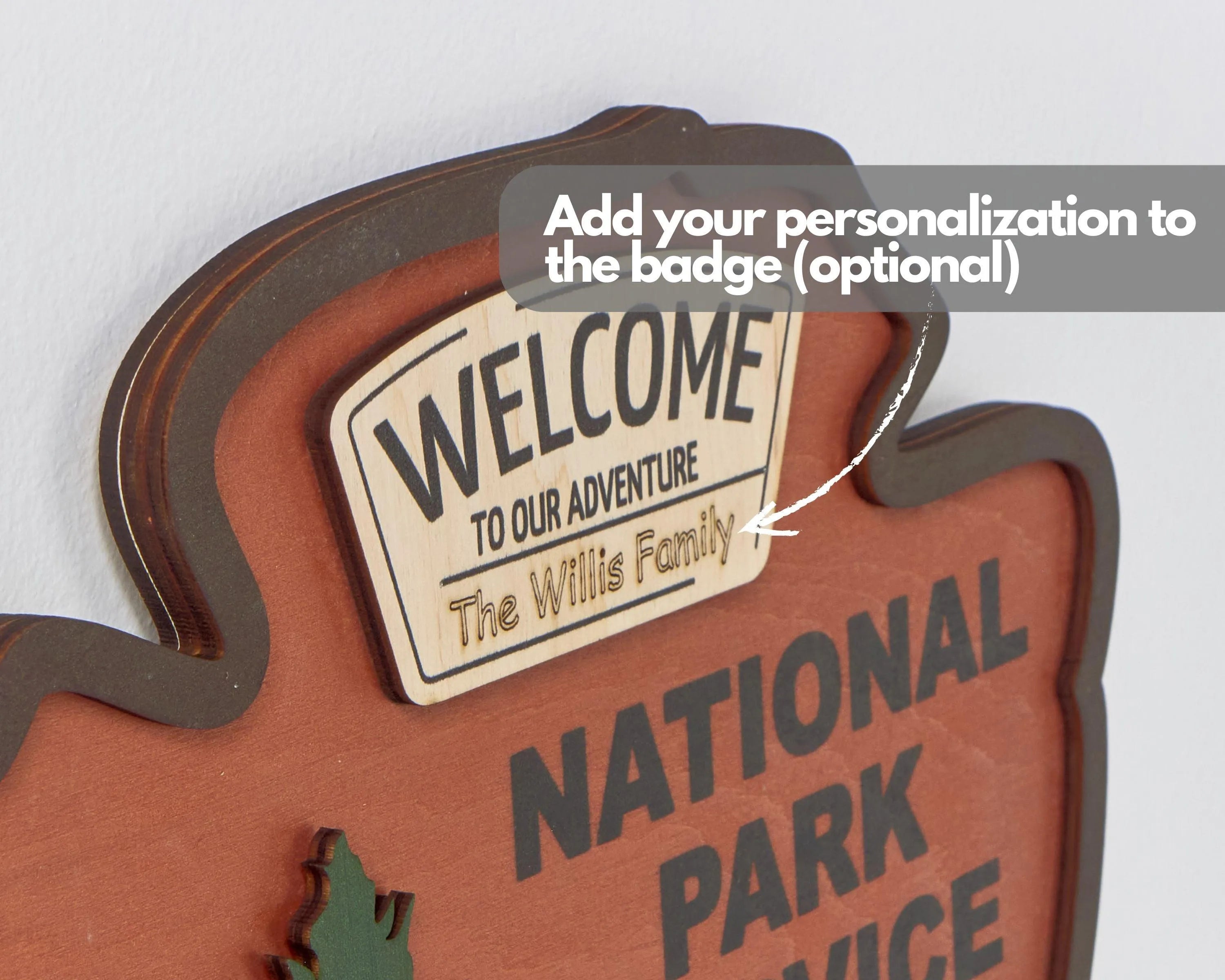 National Park Service LOGO - Welcome EMBLEM (Bison Design)